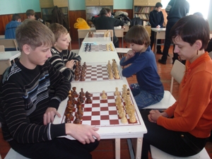 1 марта 2009 года. Шахматный турнир в Усть-Абаканской школе № 2 